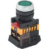 Кнопка IEK ABLFS-22 зеленый d=22мм неон/240В 1з+1р - BBT30-ABLFS-K06