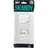 Рамка 2-местная IEK SKANDY SK-F02W арктический белый SK-M22-K01