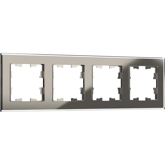 Рамка 4-м IEK BRITE РУ-4-2-БрД BR-M42-G-K30