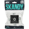 Розетка TV оконечная IEK SKANDY SK-A12Bl черный SK-A10-O-K02