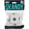 Розетка TV оконечная IEK SKANDY SK-A12W арктический белый SK-A10-O-K01